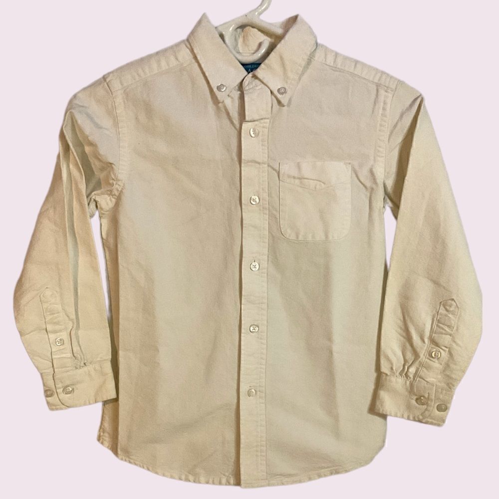 The Childrens Place Button Down Collared Dress Shirt Boys